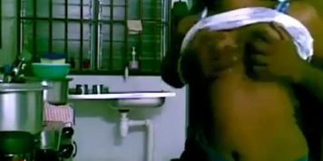 Desi Couple rough sex in kitchen