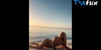 Iggy Azalea Breasts Scene  in Iggy Azalea Nude On The Beach