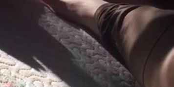 @tici_feet ticii_feet IG tici feet ticii feet in my bed - red toenails