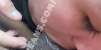 I love the way this Spanish bitch suck my BBC (Part 2)