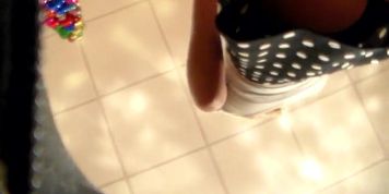 young teen upskirt at mall