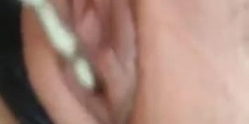Close up pussy grool and pussy insertion