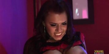 Stripper with big tits shares a rough dick with her brunette coworker (Eva Angelina, Jodie James, Keni Styles)