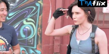 Nicole Tompkins Sexy Scene  in Resident Evil Behind The Scenes