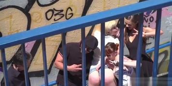 Subway entrance submission for blonde