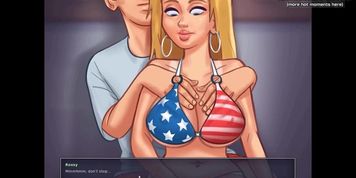 Hot blonde teen fantastic tits massage l My sexiest gameplay moments l Summertime Saga[v0182] l Part 14 porn