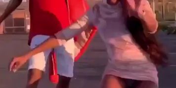 South african teen upskirt dance