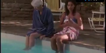 Sarita Choudhury Bikini Scene  in Down Came A Blackbird