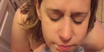 My ex taking a facial for the first time