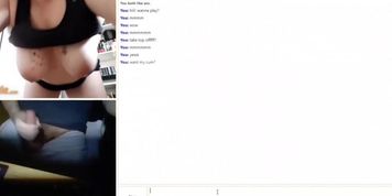 Omegle Thick Girl With Big Tits Made Me Cum