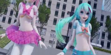 MMD GHOST DANCE SCHOOL MIKU & LUKA