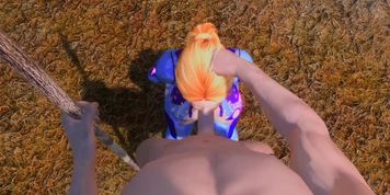 Sex with Samus Aran
