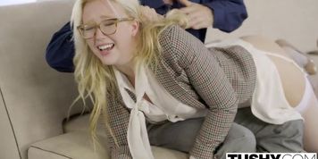 TUSHY - First Anal For Blonde Babe Samantha Rone