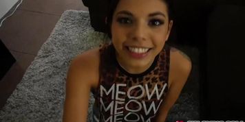 Gina Valentina giving payback blowjob against her bf (Gina Valentino)