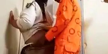 Prisoner enjoying himself