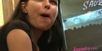 ZUZINKA'S BLOG - Masturbation at the public toilet - video 1
