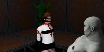 3D Animation - Big Boob Blonde gets hard fucking from Monsters - Part 2