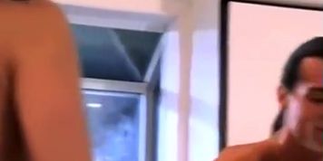 Sexy Brunette and Blonde Sucking and Fucking