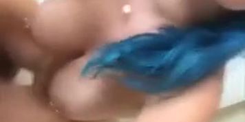 blue hair fk