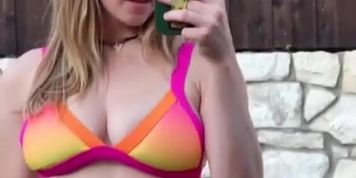 Stripping nude and looking good