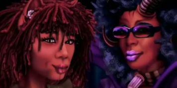 Lesbian Cartoon - Love and Sax