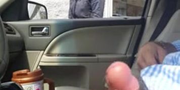 Car Dickflash Asking for Directions