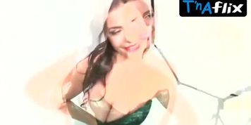 Desiree Elyda Villalobos Breasts Scene  in Desiree Elyda Villalobos Holiday Green Corset For Pinup Files