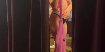 Caught a Fan Spying On Me in a Public Fitting Room | Maya Mack (Eva Elfie)