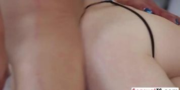 Sexy shemale having wild sex with horny gay dude