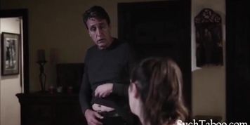 Older man bonks virgin stepdaughter's rear
