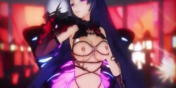 (MMD Insect Sex) Herrscher Raiden Mei (scream ?) (Submitted by lwlwlw2008)