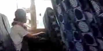Dickflash for indian girl on bus