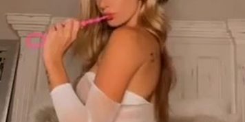 Cassidy anal bead play