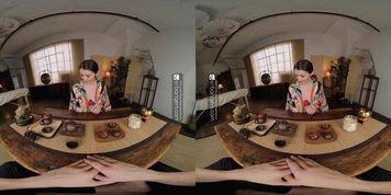 VR Bangers massage scene with horny Maya Woulfe
