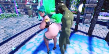 Cyan Vana with an Orc [POYOMods]