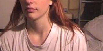 Nataschas first facial in front of a cam