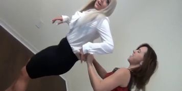 News anchor wedgie