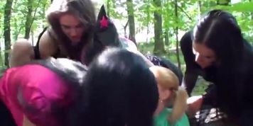 Lezdom Kidnap in the woods