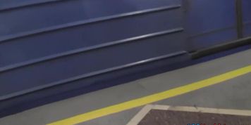 Best upskirt video of a blonde with g-string panties