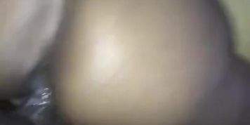 Fat booty Step sis sneaks in to cum on my dick. 