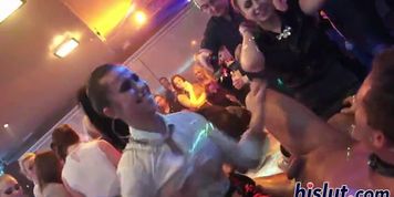 Delicious sluts have fun in the club
