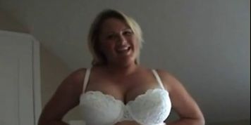 Blonde BBW Smoking BJ