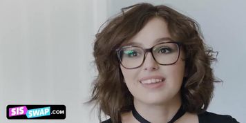 Halloween Orgy With Leana Lovings and Serena Santos and Their Horny Stepbros (Light skin)