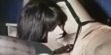 Vintage lesbos tonguing jaw-dropping dark-hued footwear and fleshy muffs
