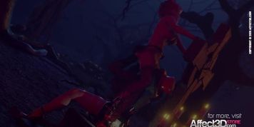 Party Rough Halloween - 3D Futanari Fantasy Animation (Kim Triple X)
