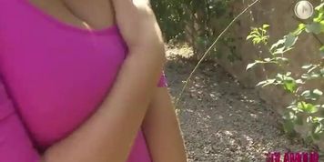 Thisisglamour Melissa Debling Shares Her Sun Kissed Body In A Pink Suit And Blue Heels Lewd Neighbors Wife Sex Video (Jade Flower)