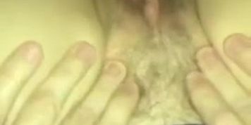 Slow motion fuck & cum shot on wife