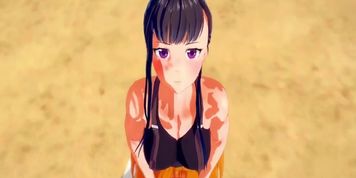 FireForce: HOT SEX WITH MAKI (3D Hentai)