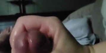 Gf Makes A Mess With A Slippery Handjob 
