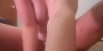 My very first time waterfall squirting! 